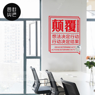 创意团队培训职场品格调办公室墙纸座右铭励志会议室文化墙纸