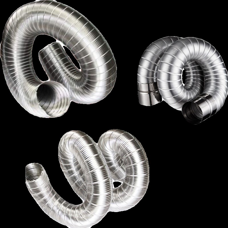 /mm耐高温排气管不锈钢金属软管窑炉管排废气管通风管高温管