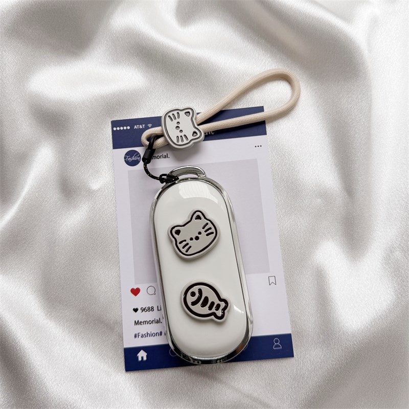 适用25款宝马ini钥匙套新能源untryan壳oper扣电动迷你可爱