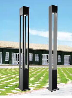 正方形四柱庭院灯3米4米景观门柱led30瓦宽电压户外防水庭院路灯