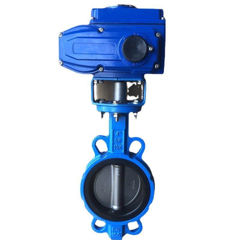 乙丙胶不锈钢电动蝶阀电动衬胶蝶阀对夹蝶阀软密封蝶阀D971X