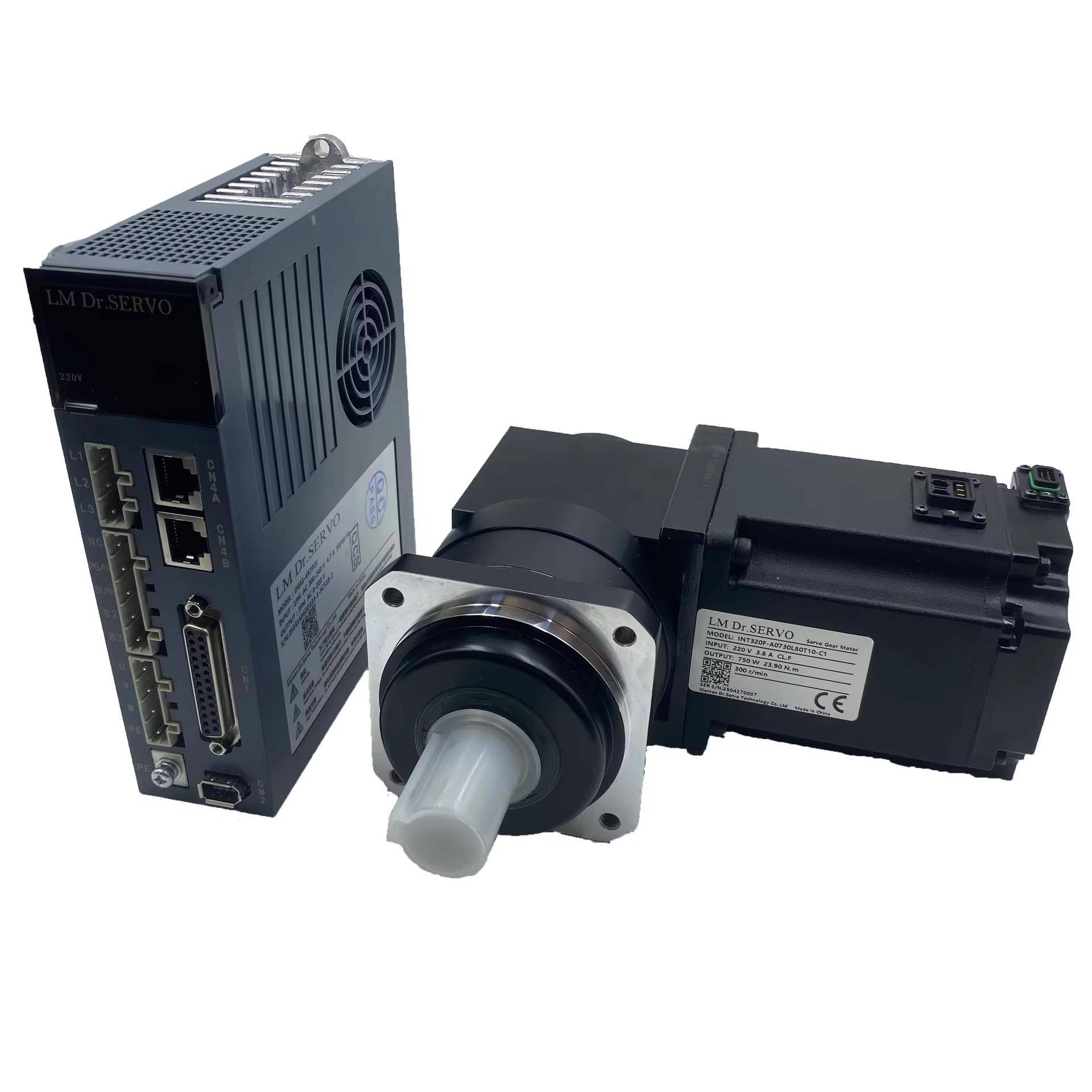 200W400W3000W大功率扭矩可变频调速伺服电机驱动器套装三相交流