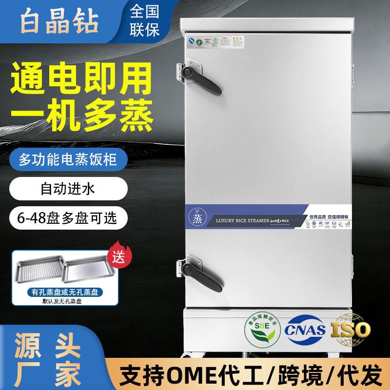 商用蒸饭柜校企食堂蒸包炖汤蒸菜蒸箱热饭盒电热蒸饭车12盘门