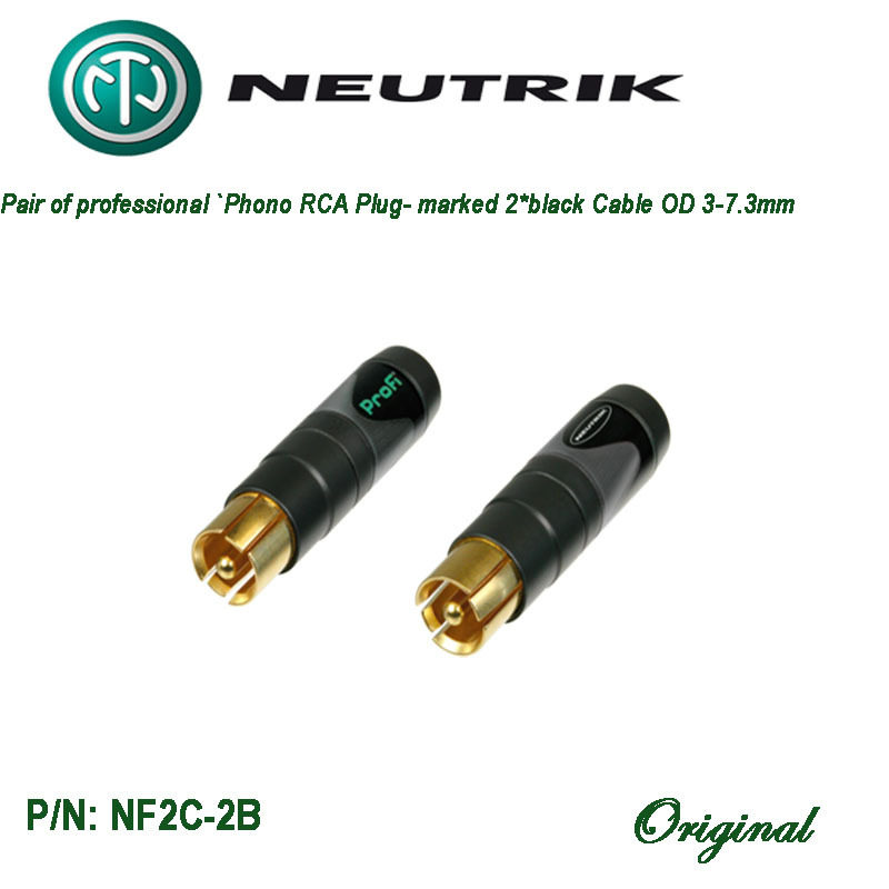 NF2C/2B进口优曲克NEUTRIK瑞士ProFi发烧HIFI音响RCA莲花插头