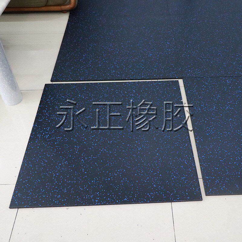 家用健身力量区减震地胶室内运动隔音塑胶地板健身房复合橡胶地垫