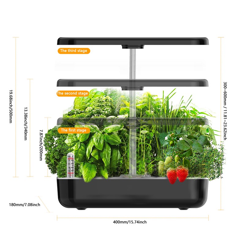 跨境热销款植物机水培种植机智能花盆室内花园 智能种植机 IGS-20