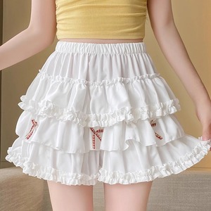 芭蕾蛋糕南瓜半身裙少女小个子甜美花边蝴蝶结短裙显瘦蓬蓬裙新款