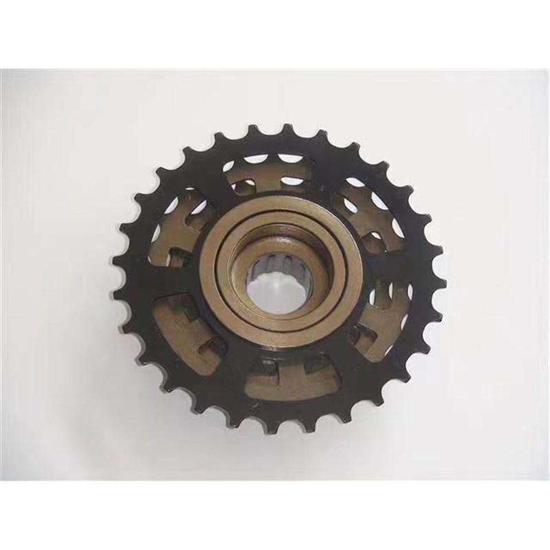 山地车自行车旋式6/7/8速飞轮8速2速24速塔轮三片牙盘定位通用