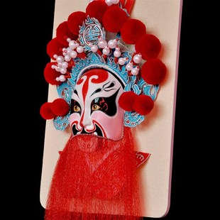特色工艺品 礼品 档家居艺术饰品 纯手工京剧脸谱精品 脸孟良