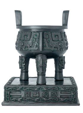 铜世纪宝鼎摆件仿古青铜鼎客厅办公室桌面中式工艺品高端商务礼品
