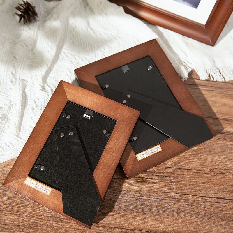 约美欧式宽边摆台像框  7 寸实木相框打印洗照片做成像框