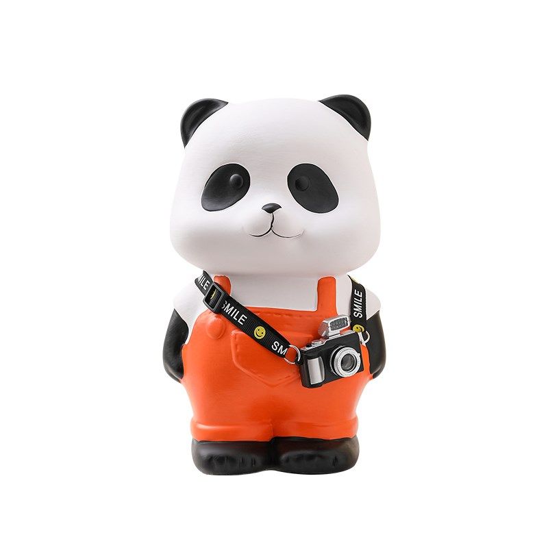 桌面办公室客厅家居玄关装饰品旅行熊猫存钱罐女生创意小,家居饰品,装饰摆件,淘宝优惠券,粉丝福利购,淘宝优惠卷