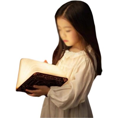 儿童写真摄影道具拍照婚纱照创意书灯魔法书会发光书本