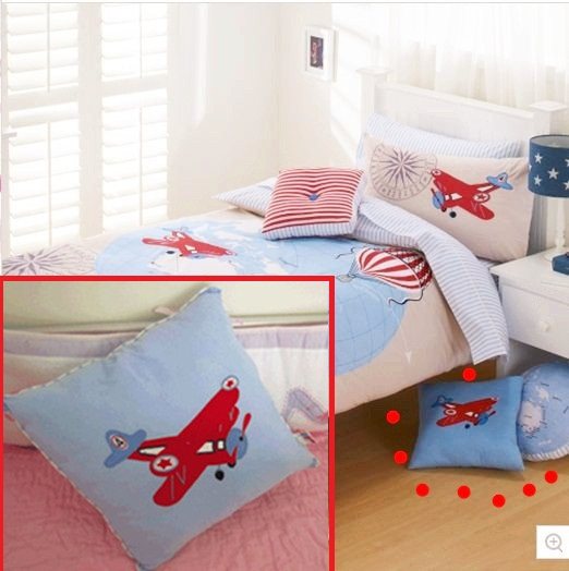 大号儿童靠垫抱枕 布艺软饰床头靠枕 床上家居幼儿园午睡用 飞机,居家布艺,靠垫/抱枕,淘宝优惠券,粉丝福利购,淘宝优惠卷