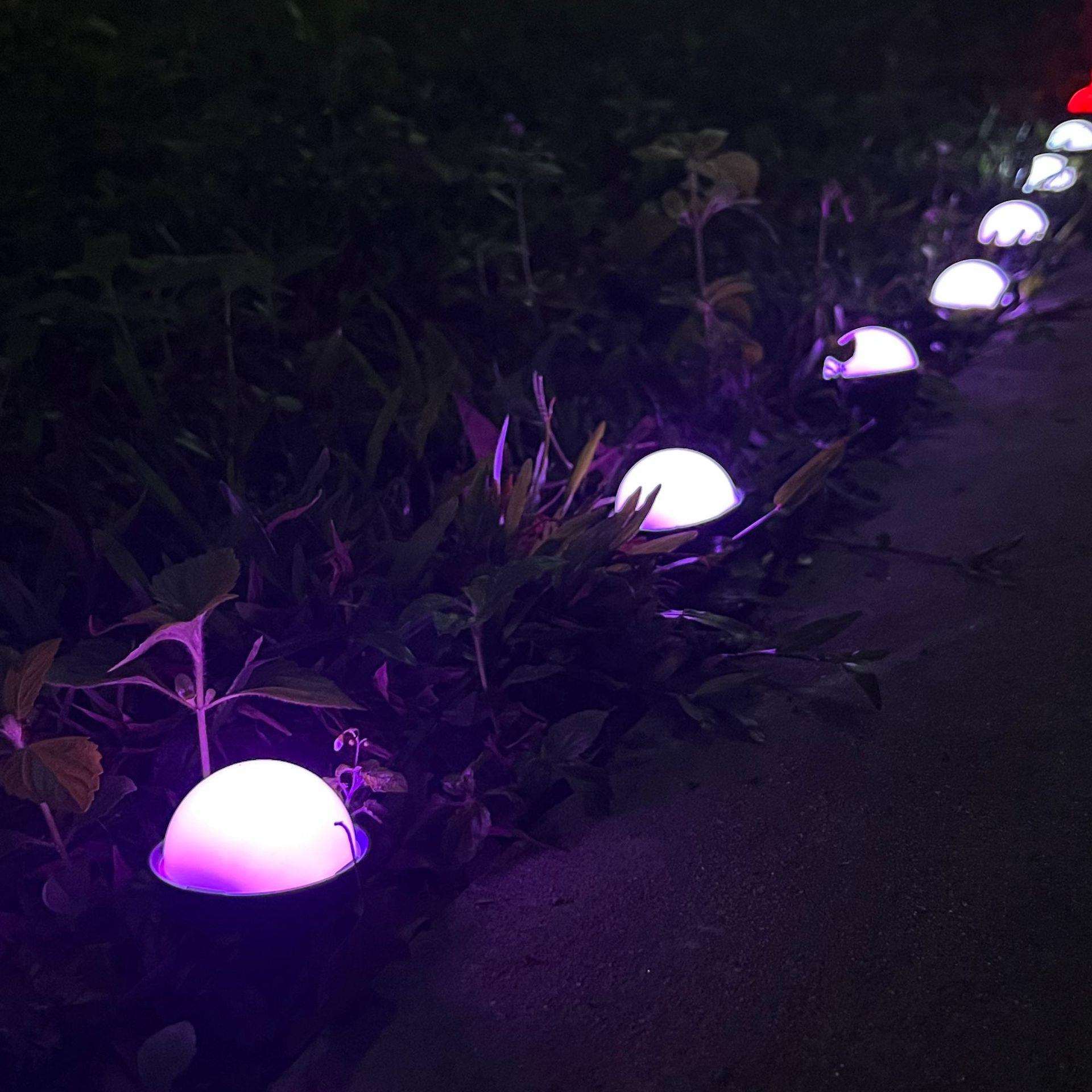 新款户外led地插灯串 led庭院草坪地埋灯 IP68防水防摔智能幻彩灯