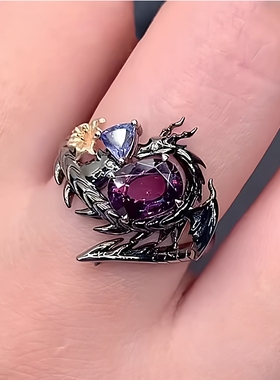 恋与深空秦彻龙翅膀戒指小狸花衍生周边游戏二次元cos指戒礼物