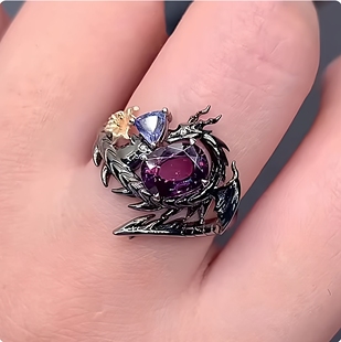 恋与深空秦彻龙翅膀戒指小狸花衍生周边游戏二次元cos指戒礼物