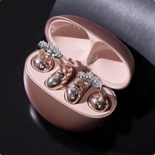 爆闪小星星耳机钻扣可拆卸蓝牙耳机夹扣装饰品小众设计感甜酷配饰