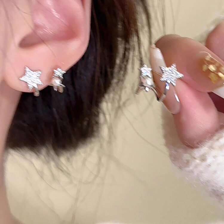 气质小众小耳夹无耳洞女设计感