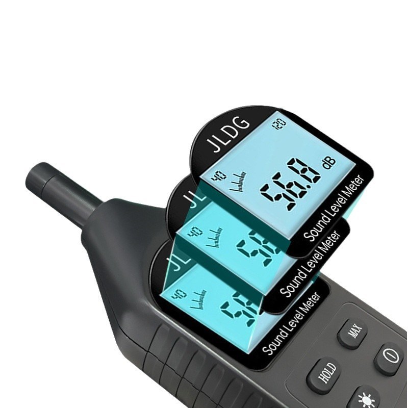 数字式噪音计JD-105分贝仪手持数字噪音计环境检测小型精密噪音计