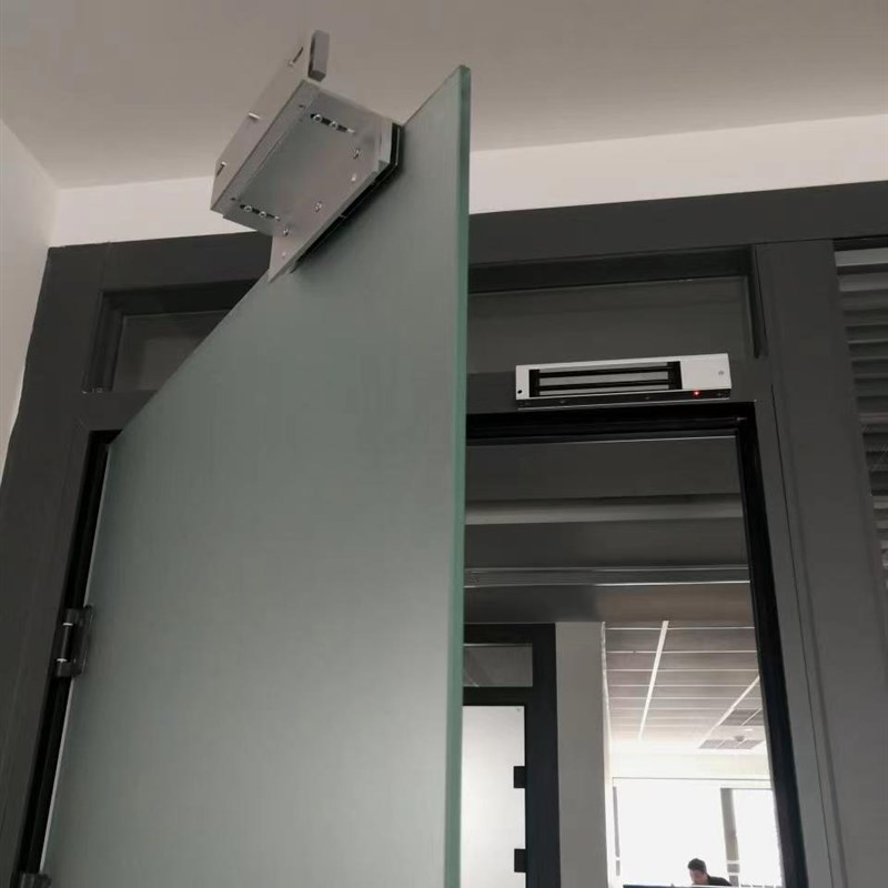 2公斤磁力锁门夹2KG磁力锁ZF支架UZF型调距离上下无框玻璃