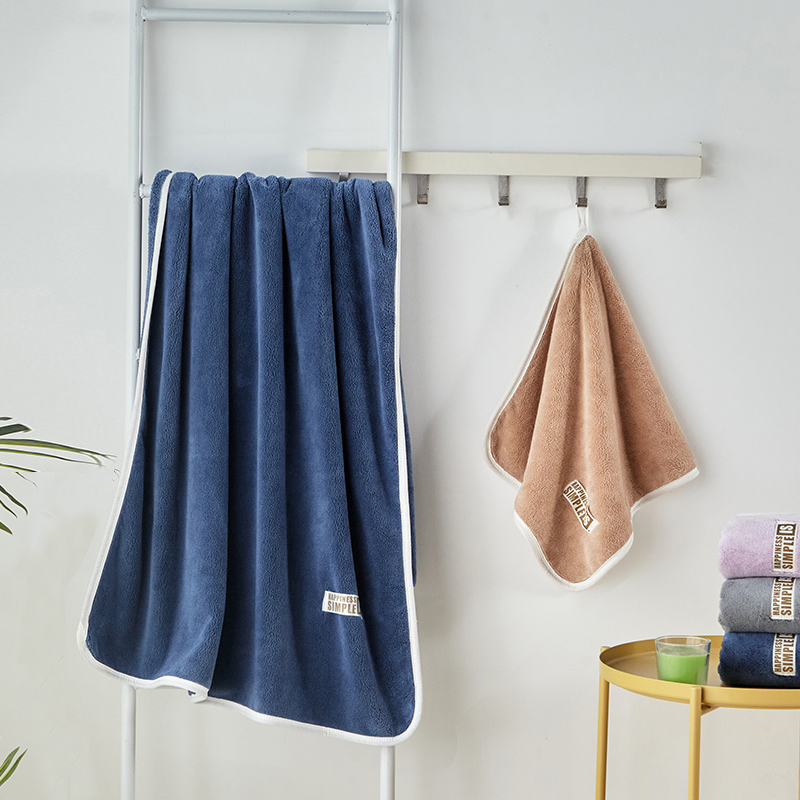 毛巾吸水不掉毛洗头干发巾女擦头发速干洗脸洗澡家用珊瑚绒浴巾男