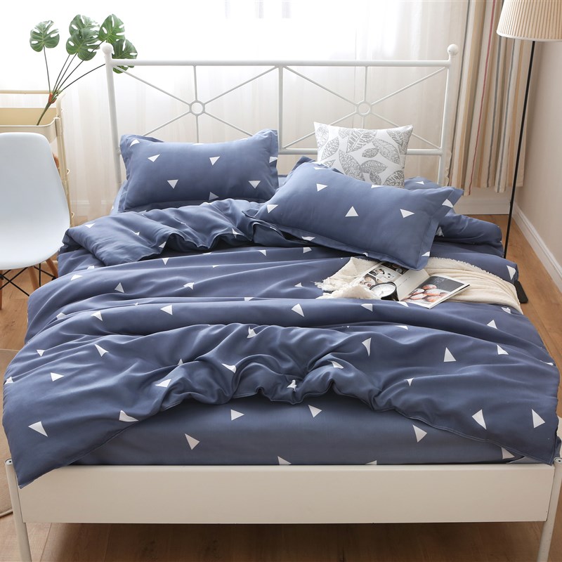 活性棉被套单个1.5m1.2m 0.9米学生宿舍被套单人双人被罩床上用品