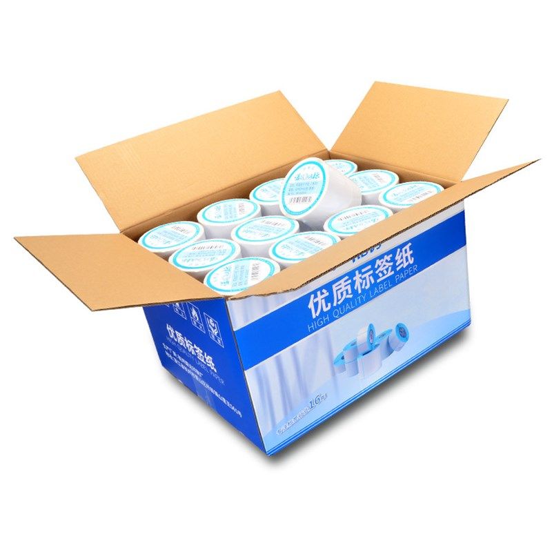 诺码铜版纸干胶标签2 9 2       碳带条码纸铜板干胶打印机空白贴