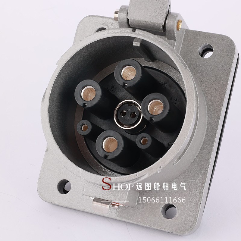 船用铝合金岸电插座CTM-/大电流1/0/兆友CCS金鼎