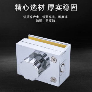 房门插销锁浴室单门门免打无框推拉门插销地锁