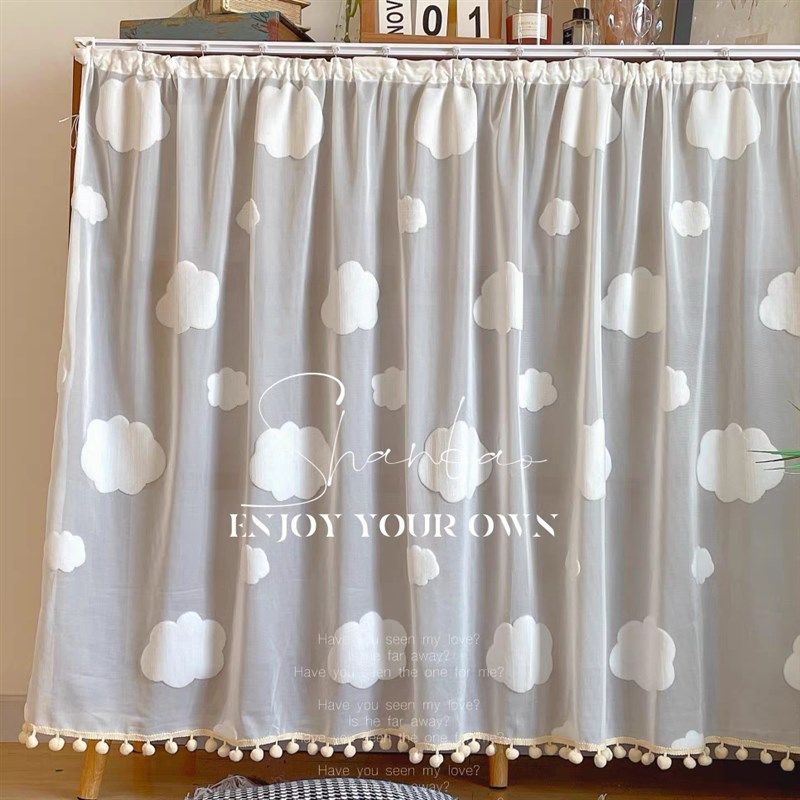 超柔云免打孔黏轨道柜子遮丑帘图书馆书架书柜遮挡帘防尘,居家布艺,柜类遮挡帘,淘宝优惠券,粉丝福利购,淘宝优惠卷