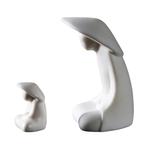 姜太公钓鱼微景观小船物鱼缸水族流水假山造景盆景装饰