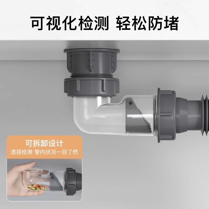 日丰下水管洗手洗脸盆防洗脸盆水管面盆下水器精铜弹跳