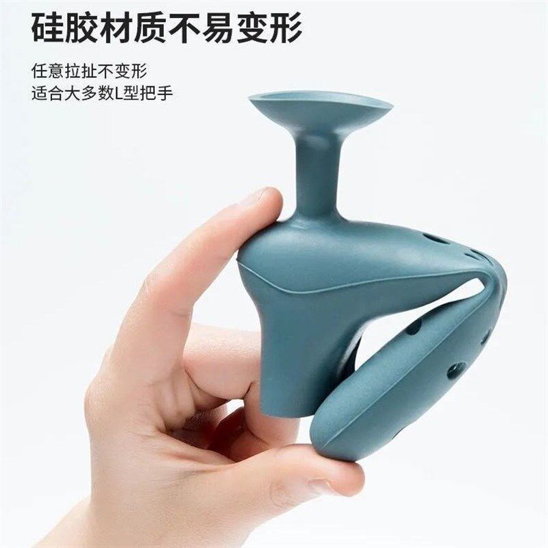硅胶门把手保护通用防撞防静电保护加厚进户门室内吸盘式