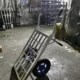 工地手动拉砖车小推车平板搬运车载重王手推运料车板车护栏拉砖车