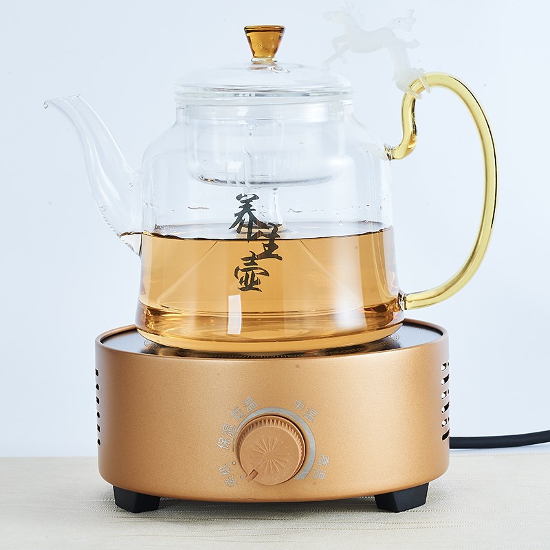 茶朋友电陶炉煮茶器小茶炉电炉子烧水泡茶耐用取暖静音养生蒸茶壶