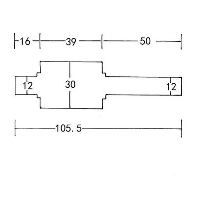6 轴承水泵121010 总W5轴连B轴5.粗0123长