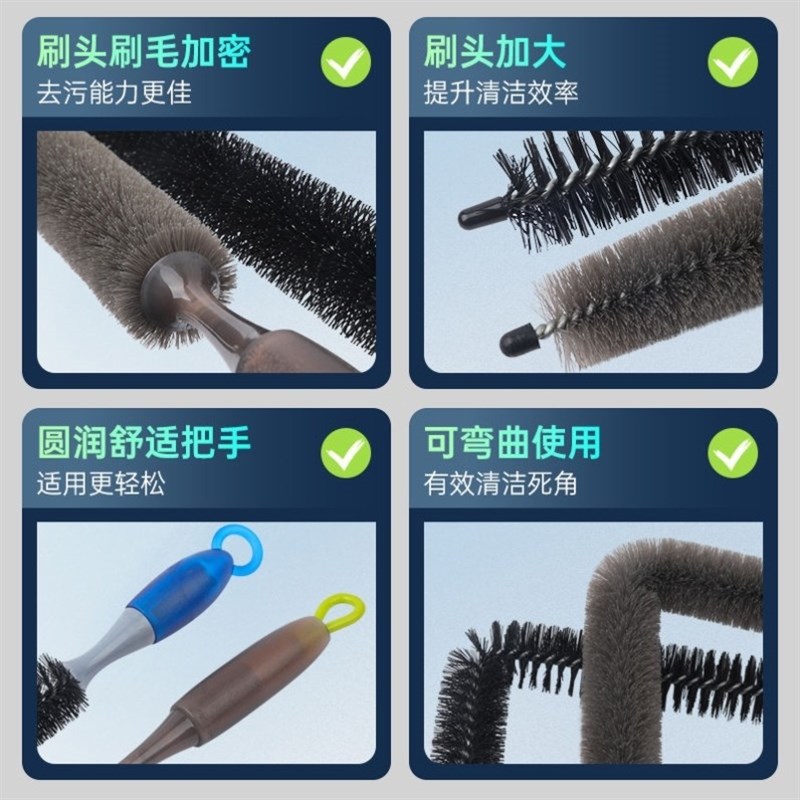 汽水箱洗毛刷水箱洗毛刷热器免拆洗管工具货挖勾