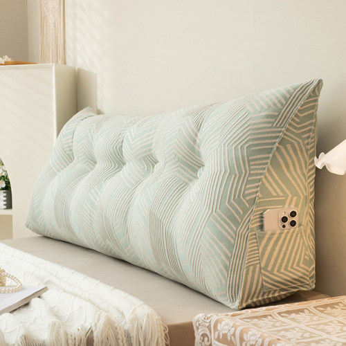 床靠垫麻软包卧室榻榻靠背垫防撞软包靠枕拆洗