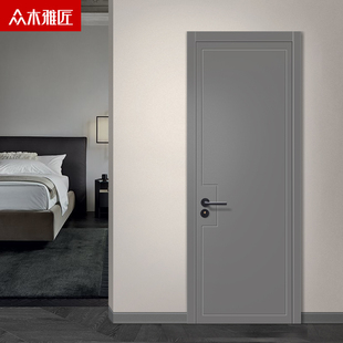 众木雅匠木门室内门卧室门装 门房间门免漆门平门白色门生态门