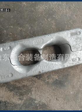 跨境 强 接扁48*152mm矿用扁平式圆环链接环 度 平式链环