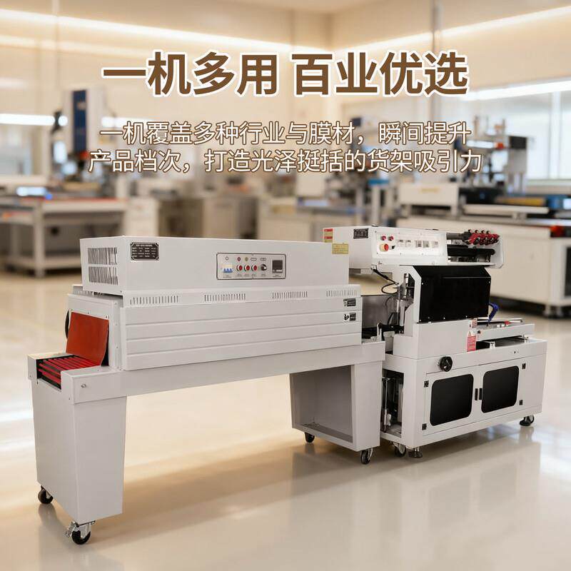 全自动热收缩膜包装机礼盒餐具塑封叶机套包膜机热缩装收茶封MAGA