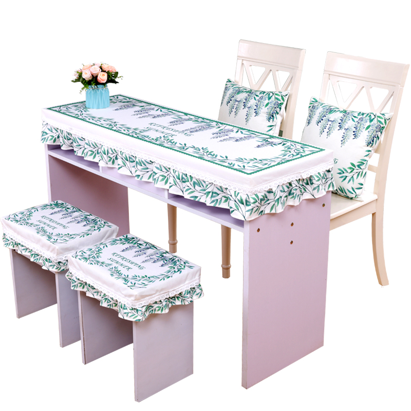 美甲桌面垫布桌桌罩防滑台布美甲店桌布布艺装长方形防尘盖巾