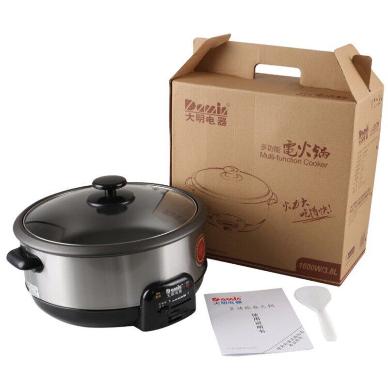 大明电火锅家用多功能电炒锅韩式分体式炒菜锅商用粘蒸汽桑拿锅