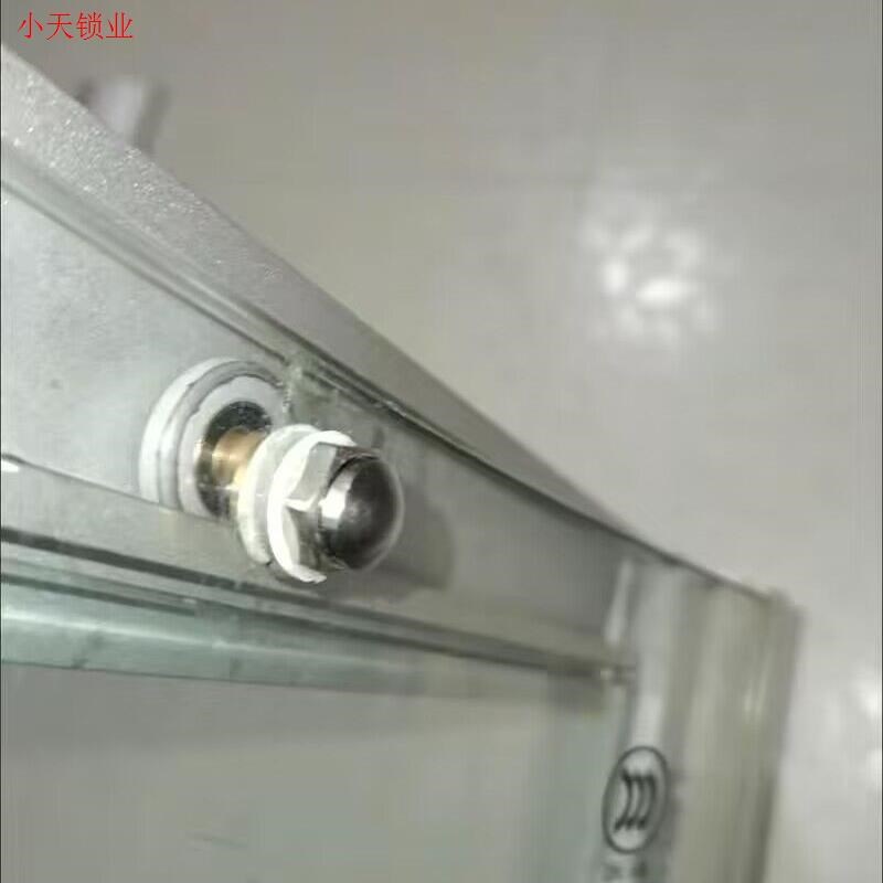 淋浴房移门滑轮老式滑轮圆弧形浴室玻璃轨道轮子滚轮五金全.