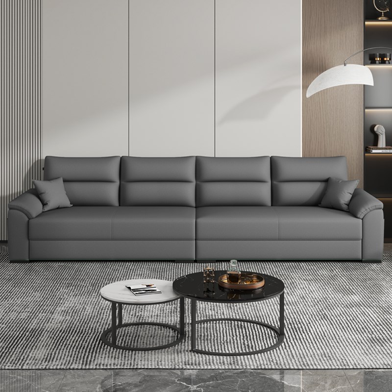 沙发客厅2024新款小户型免洗猫抓科技布艺简约现代34人位直排家具