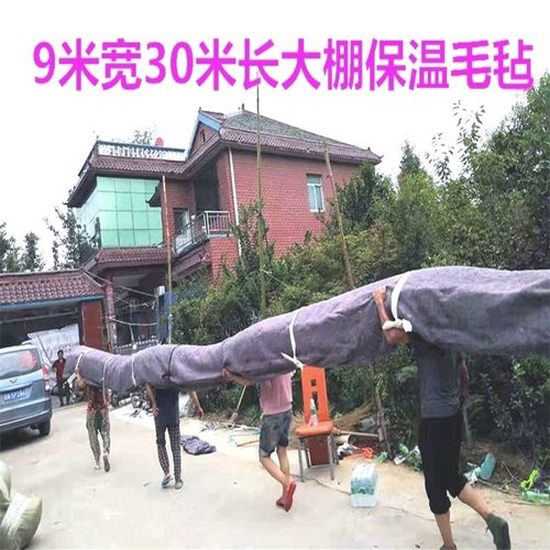 土工布加厚毛毡工程布养殖大棚保温家具包装公路养护保湿毛毯