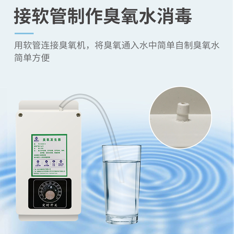 臭氧发生器果蔬消毒机自来水除氯净化洗菜解毒机家用鱼缸消毒活氧
