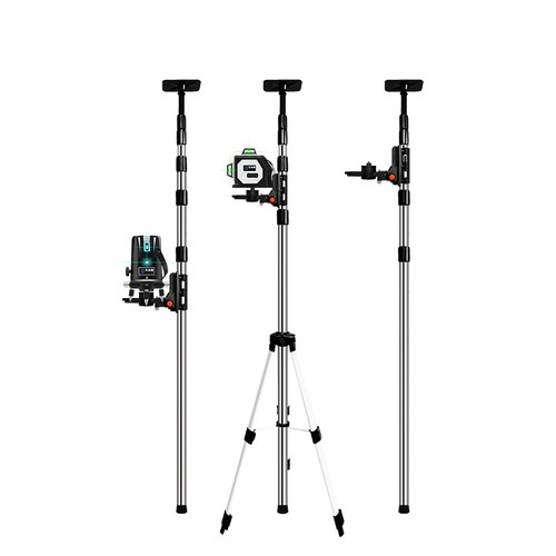 米水平仪升降支撑杆吊顶杆伸缩杆三脚架红外线支架