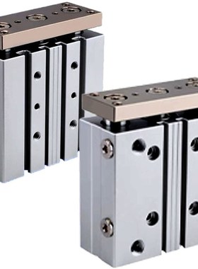 气动带导杆三杆三轴气缸MGM  2 2Z